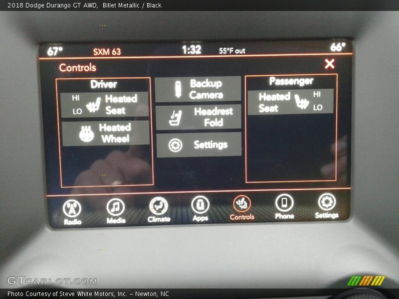 Billet Metallic / Black 2018 Dodge Durango GT AWD