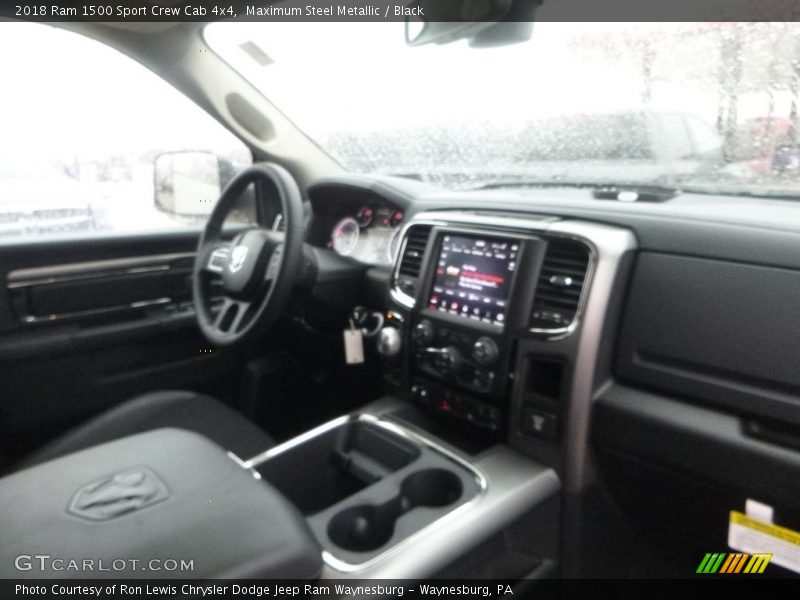 Maximum Steel Metallic / Black 2018 Ram 1500 Sport Crew Cab 4x4
