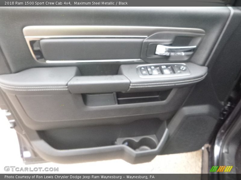 Maximum Steel Metallic / Black 2018 Ram 1500 Sport Crew Cab 4x4