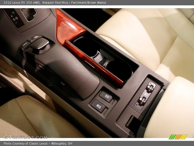 Matador Red Mica / Parchment/Brown Walnut 2010 Lexus RX 350 AWD
