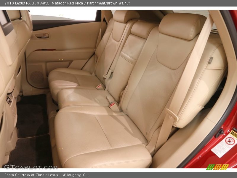 Matador Red Mica / Parchment/Brown Walnut 2010 Lexus RX 350 AWD