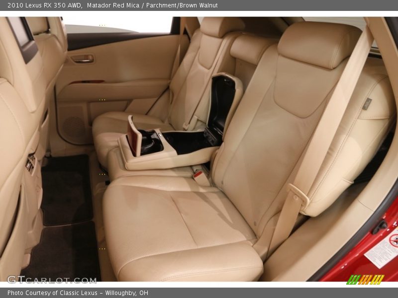 Matador Red Mica / Parchment/Brown Walnut 2010 Lexus RX 350 AWD