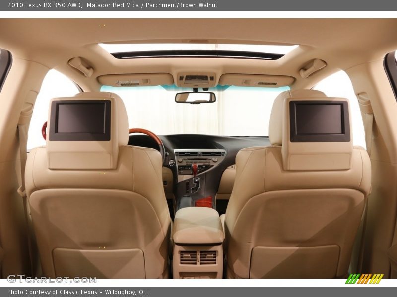 Matador Red Mica / Parchment/Brown Walnut 2010 Lexus RX 350 AWD