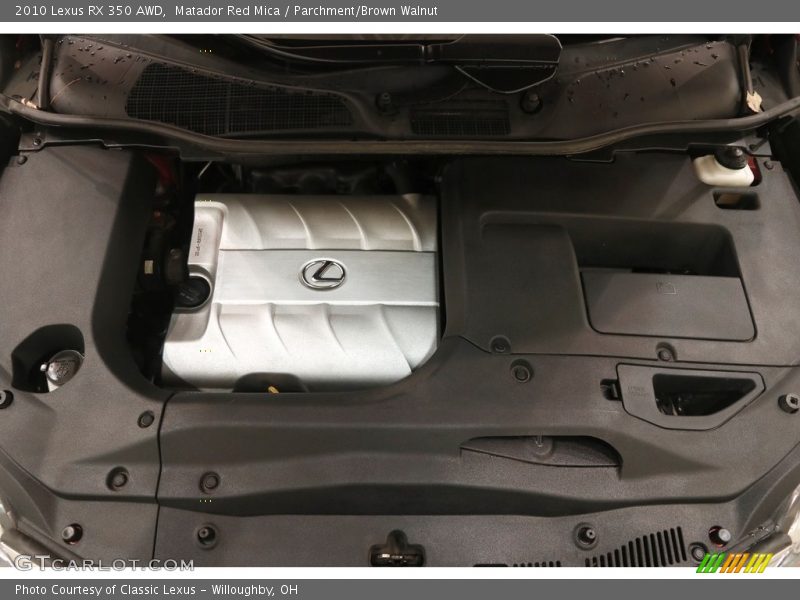 Matador Red Mica / Parchment/Brown Walnut 2010 Lexus RX 350 AWD