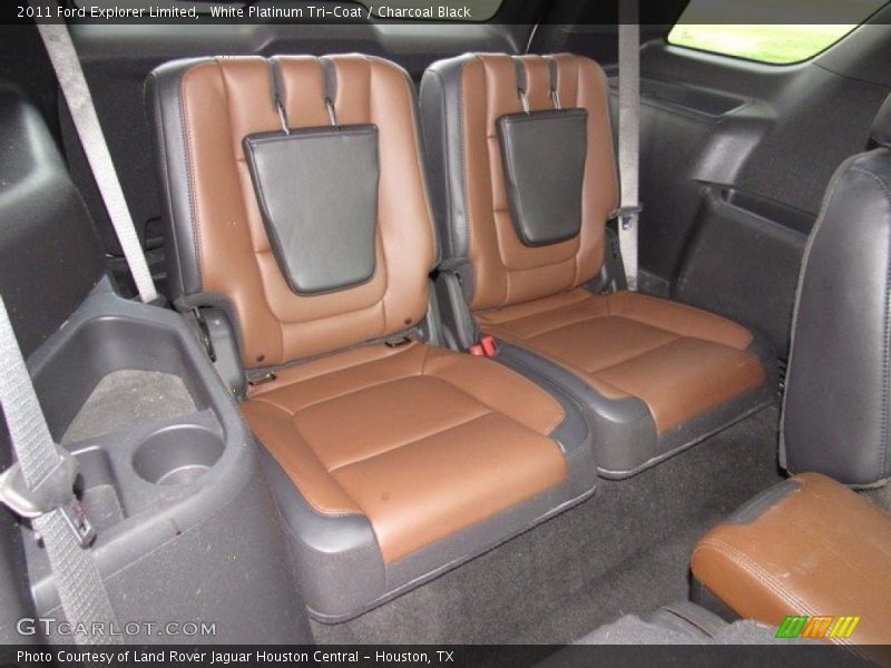 White Platinum Tri-Coat / Charcoal Black 2011 Ford Explorer Limited
