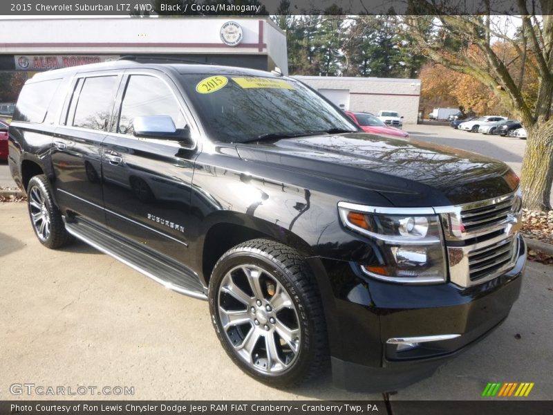 Black / Cocoa/Mahogany 2015 Chevrolet Suburban LTZ 4WD
