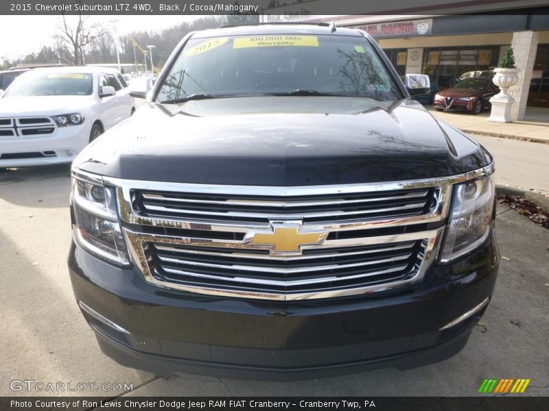 Black / Cocoa/Mahogany 2015 Chevrolet Suburban LTZ 4WD