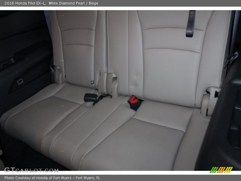 White Diamond Pearl / Beige 2016 Honda Pilot EX-L