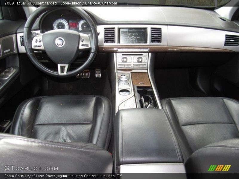 Ebony Black / Charcoal/Charcoal 2009 Jaguar XF Supercharged