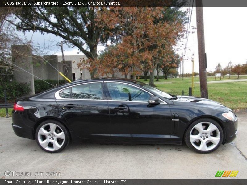 Ebony Black / Charcoal/Charcoal 2009 Jaguar XF Supercharged