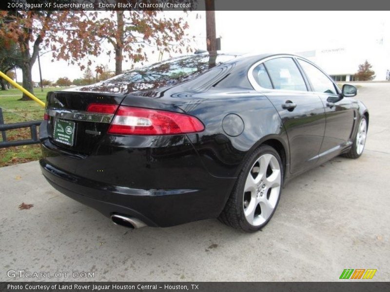 Ebony Black / Charcoal/Charcoal 2009 Jaguar XF Supercharged