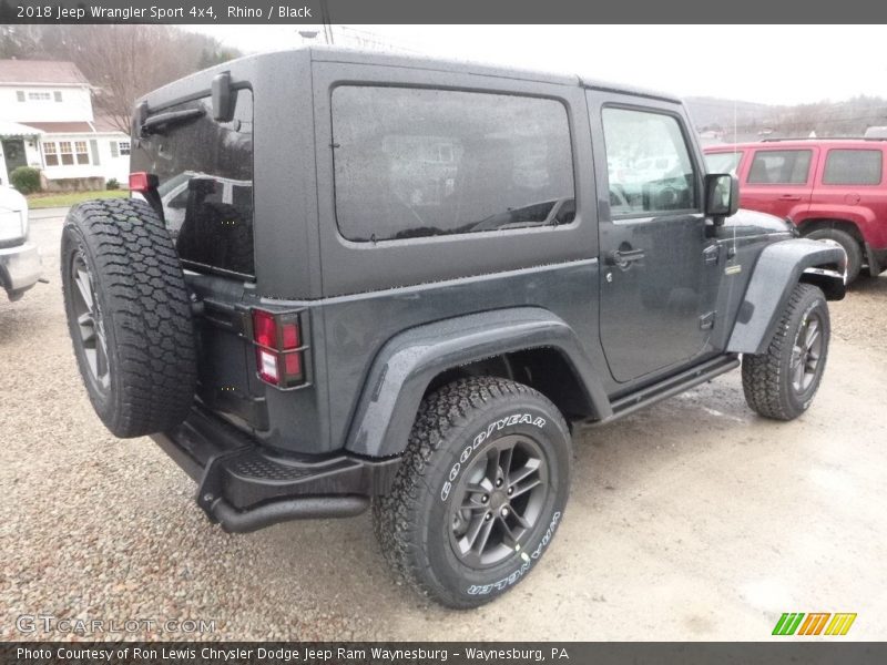 Rhino / Black 2018 Jeep Wrangler Sport 4x4