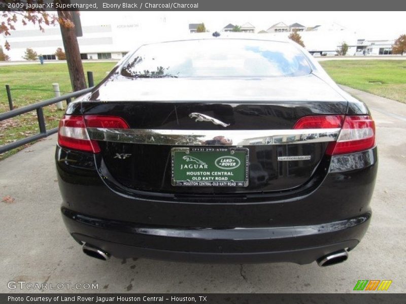Ebony Black / Charcoal/Charcoal 2009 Jaguar XF Supercharged