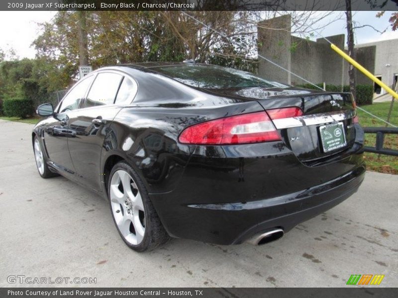 Ebony Black / Charcoal/Charcoal 2009 Jaguar XF Supercharged