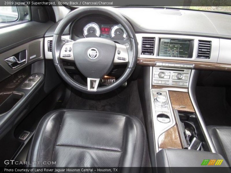 Ebony Black / Charcoal/Charcoal 2009 Jaguar XF Supercharged