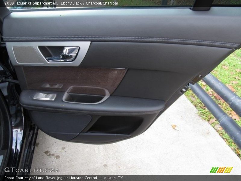 Ebony Black / Charcoal/Charcoal 2009 Jaguar XF Supercharged