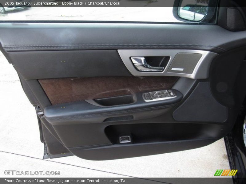 Ebony Black / Charcoal/Charcoal 2009 Jaguar XF Supercharged