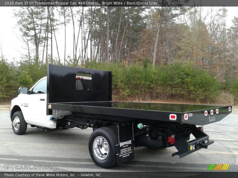 Bright White / Black/Diesel Gray 2018 Ram 3500 Tradesman Regular Cab 4x4 Chassis