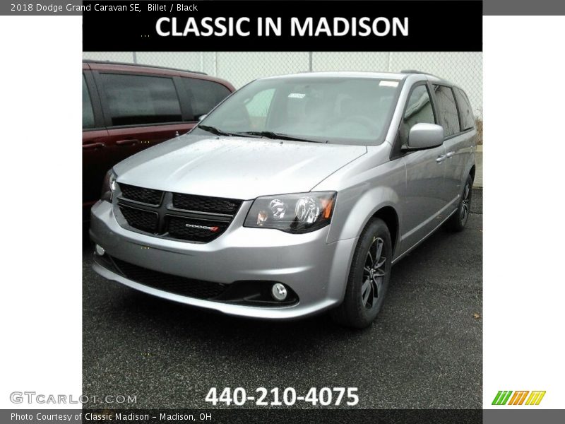 Billet / Black 2018 Dodge Grand Caravan SE
