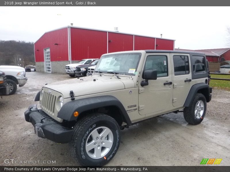 Gobi / Black 2018 Jeep Wrangler Unlimited Sport 4x4