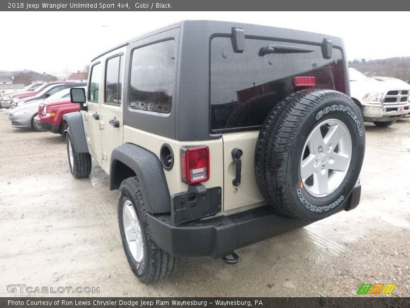 Gobi / Black 2018 Jeep Wrangler Unlimited Sport 4x4