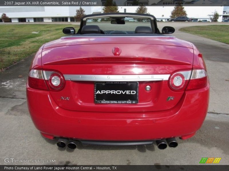 Salsa Red / Charcoal 2007 Jaguar XK XKR Convertible