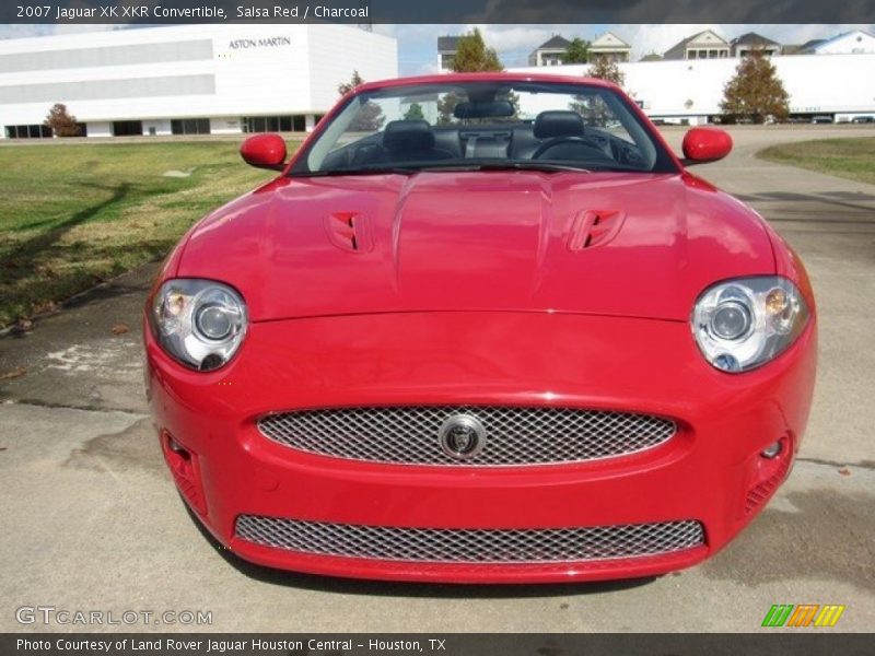 Salsa Red / Charcoal 2007 Jaguar XK XKR Convertible