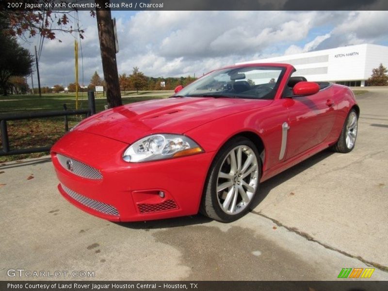 Front 3/4 View of 2007 XK XKR Convertible