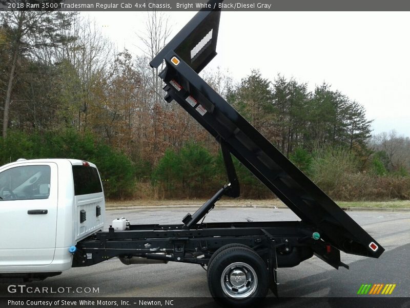 Bright White / Black/Diesel Gray 2018 Ram 3500 Tradesman Regular Cab 4x4 Chassis