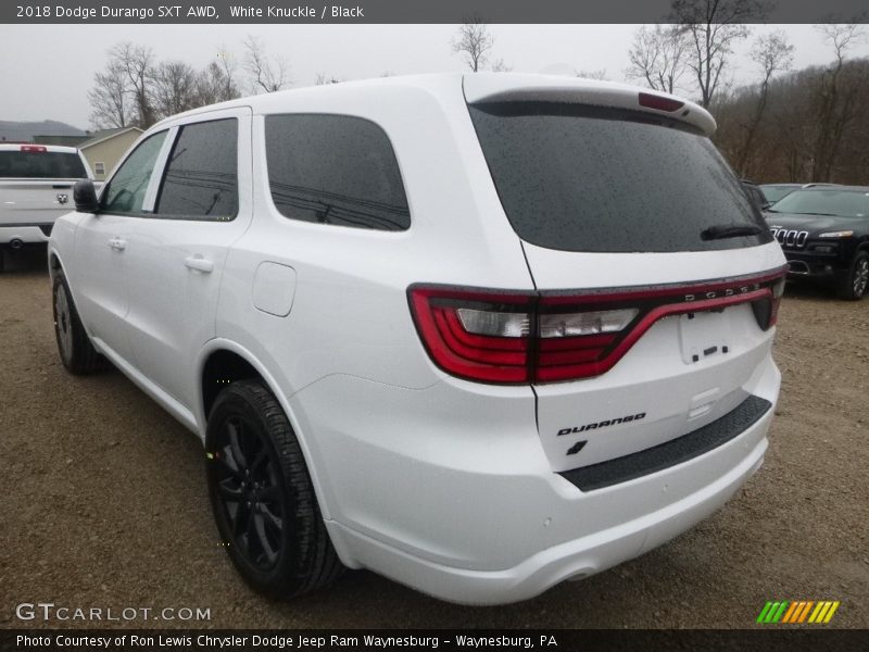 White Knuckle / Black 2018 Dodge Durango SXT AWD