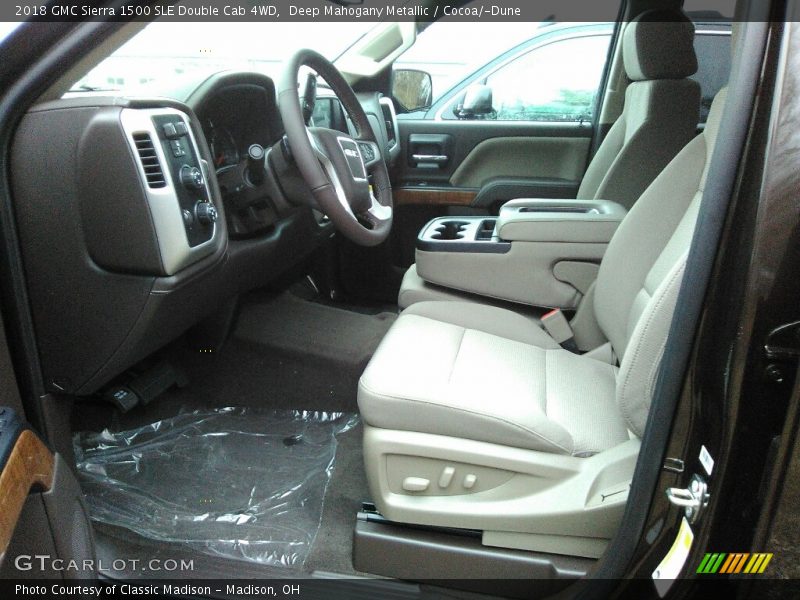 Deep Mahogany Metallic / Cocoa/­Dune 2018 GMC Sierra 1500 SLE Double Cab 4WD