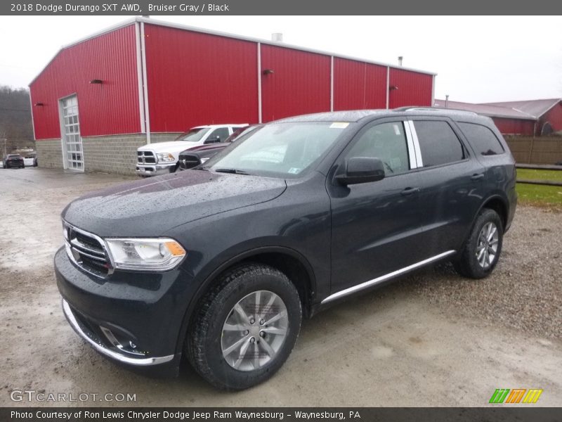 Bruiser Gray / Black 2018 Dodge Durango SXT AWD