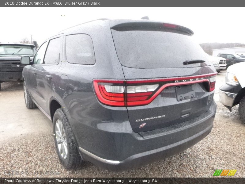 Bruiser Gray / Black 2018 Dodge Durango SXT AWD