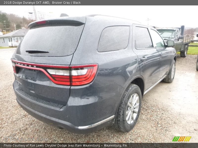 Bruiser Gray / Black 2018 Dodge Durango SXT AWD