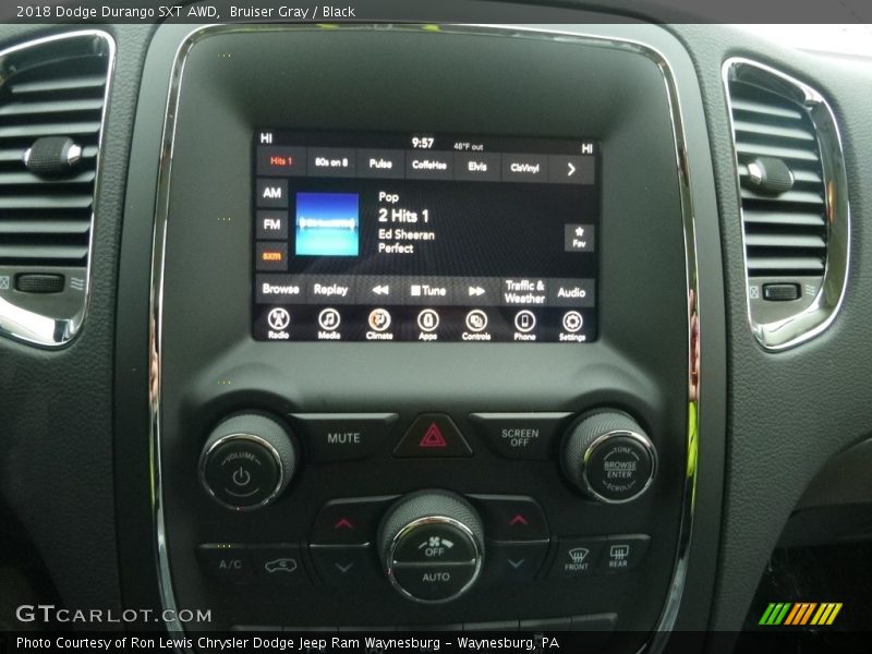 Bruiser Gray / Black 2018 Dodge Durango SXT AWD
