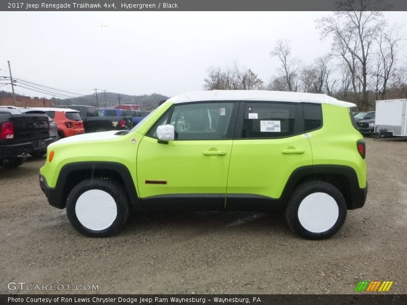 Hypergreen / Black 2017 Jeep Renegade Trailhawk 4x4