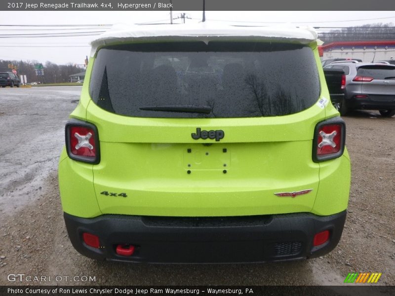 Hypergreen / Black 2017 Jeep Renegade Trailhawk 4x4