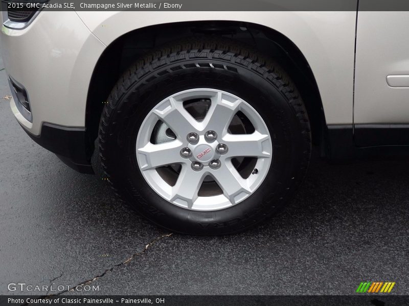 Champagne Silver Metallic / Ebony 2015 GMC Acadia SLE