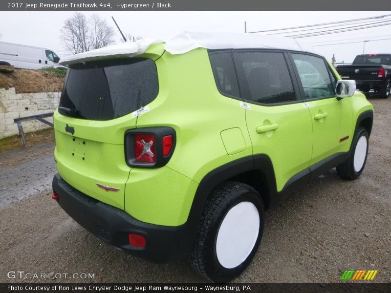 Hypergreen / Black 2017 Jeep Renegade Trailhawk 4x4
