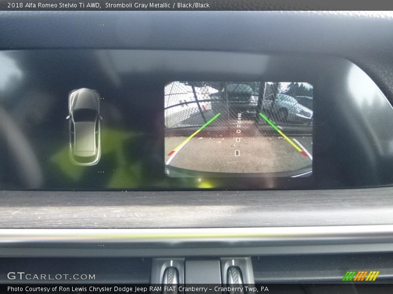 Stromboli Gray Metallic / Black/Black 2018 Alfa Romeo Stelvio Ti AWD