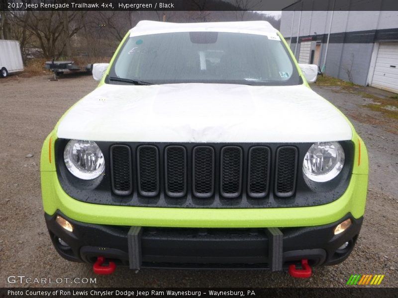 Hypergreen / Black 2017 Jeep Renegade Trailhawk 4x4