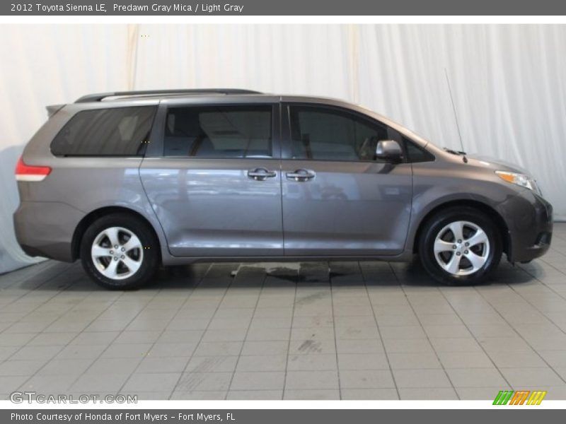 Predawn Gray Mica / Light Gray 2012 Toyota Sienna LE