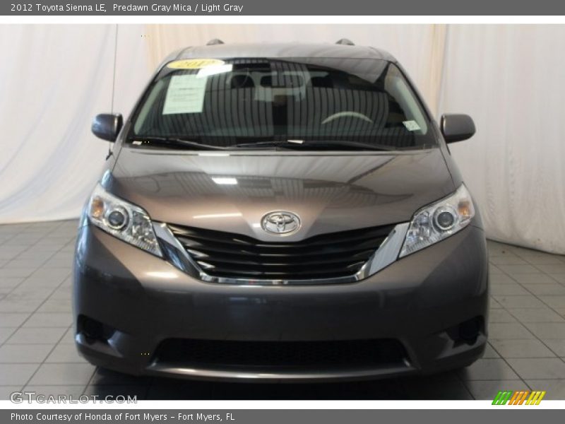 Predawn Gray Mica / Light Gray 2012 Toyota Sienna LE