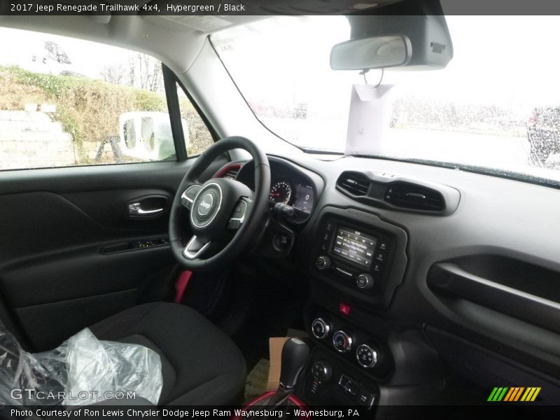 Hypergreen / Black 2017 Jeep Renegade Trailhawk 4x4