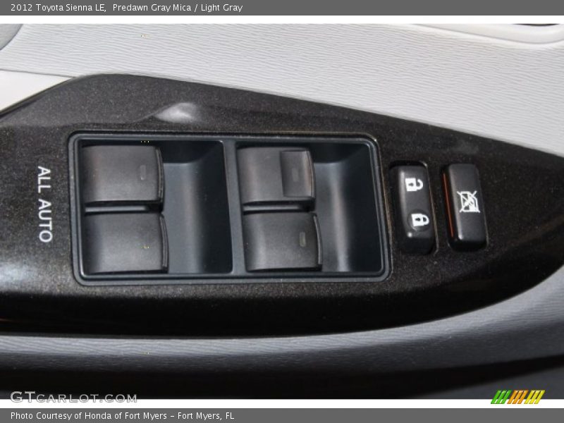 Predawn Gray Mica / Light Gray 2012 Toyota Sienna LE