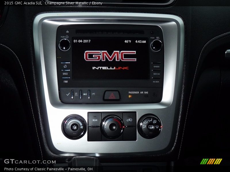 Champagne Silver Metallic / Ebony 2015 GMC Acadia SLE