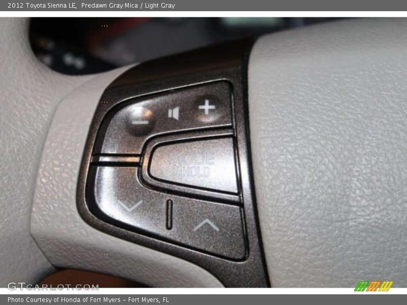 Predawn Gray Mica / Light Gray 2012 Toyota Sienna LE