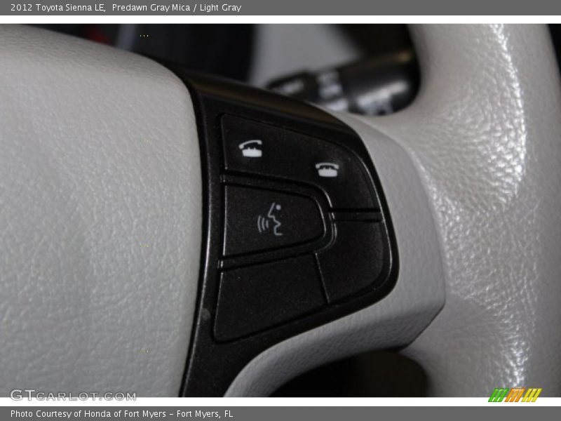 Predawn Gray Mica / Light Gray 2012 Toyota Sienna LE
