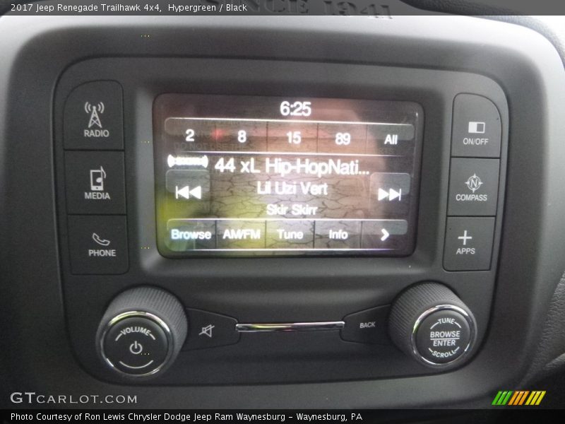 Hypergreen / Black 2017 Jeep Renegade Trailhawk 4x4