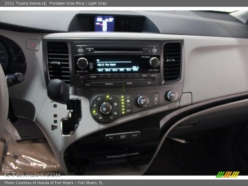 Predawn Gray Mica / Light Gray 2012 Toyota Sienna LE